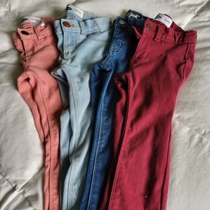 4 pairs of toddler jeans sz 3T